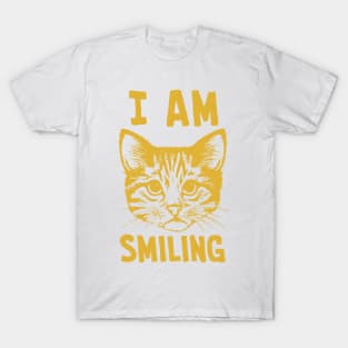 I Am Smiling Mustard T-Shirt